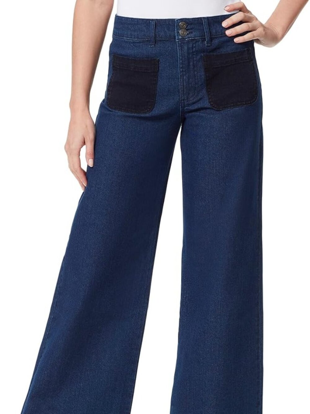 New Christian Siriano x Gloria Vanderbilt Women's Wide Patch Pocket Jean - 32/14
